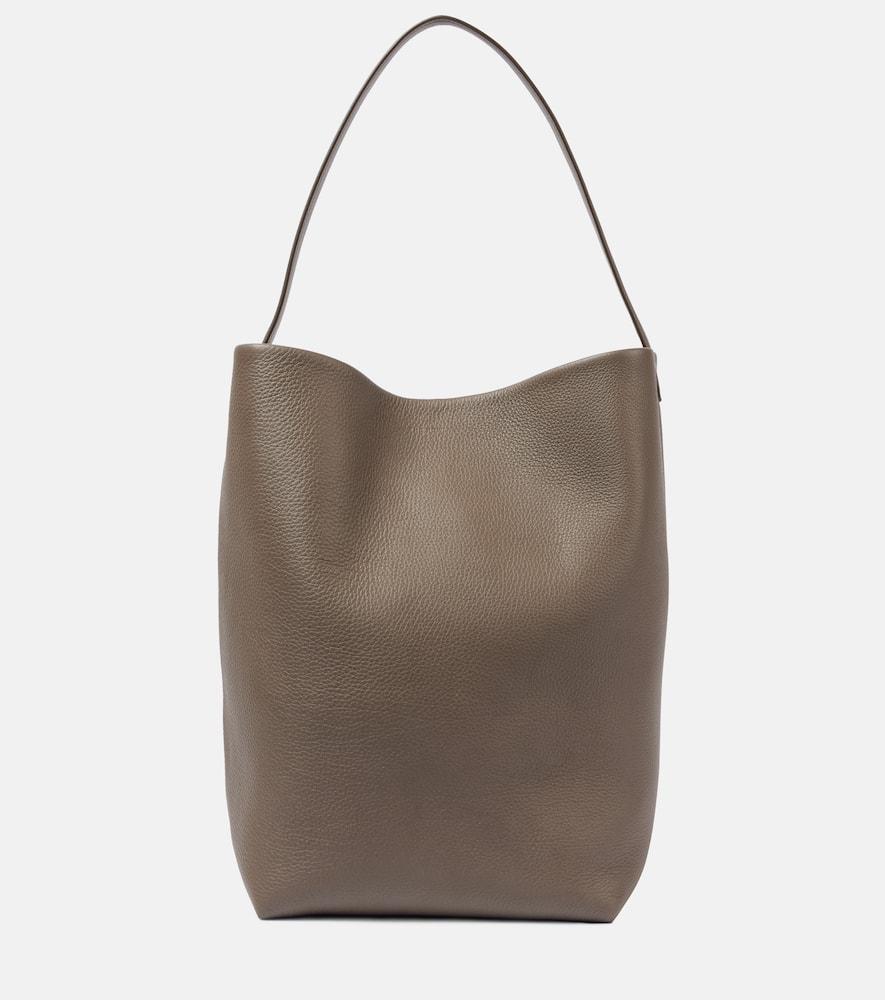 the row n/s park large leather tote bag