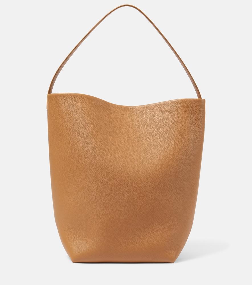 the row n/s park large leather tote bag