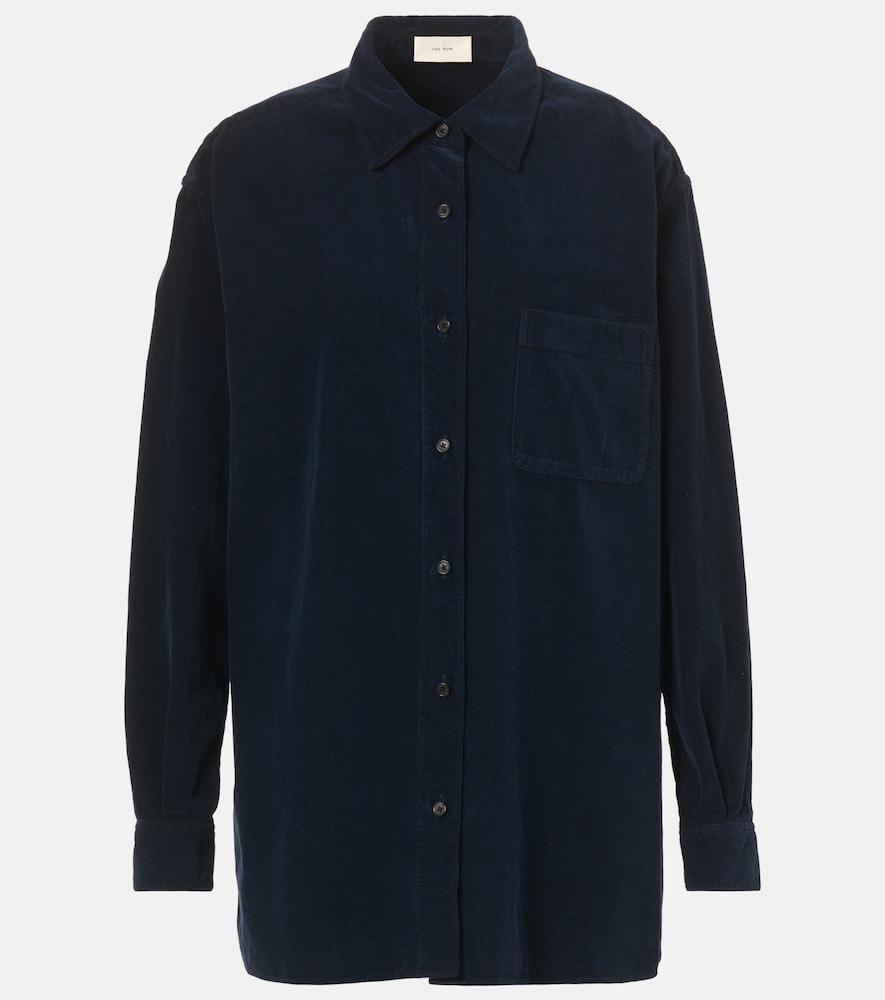 the row nesson cotton corduroy shirt