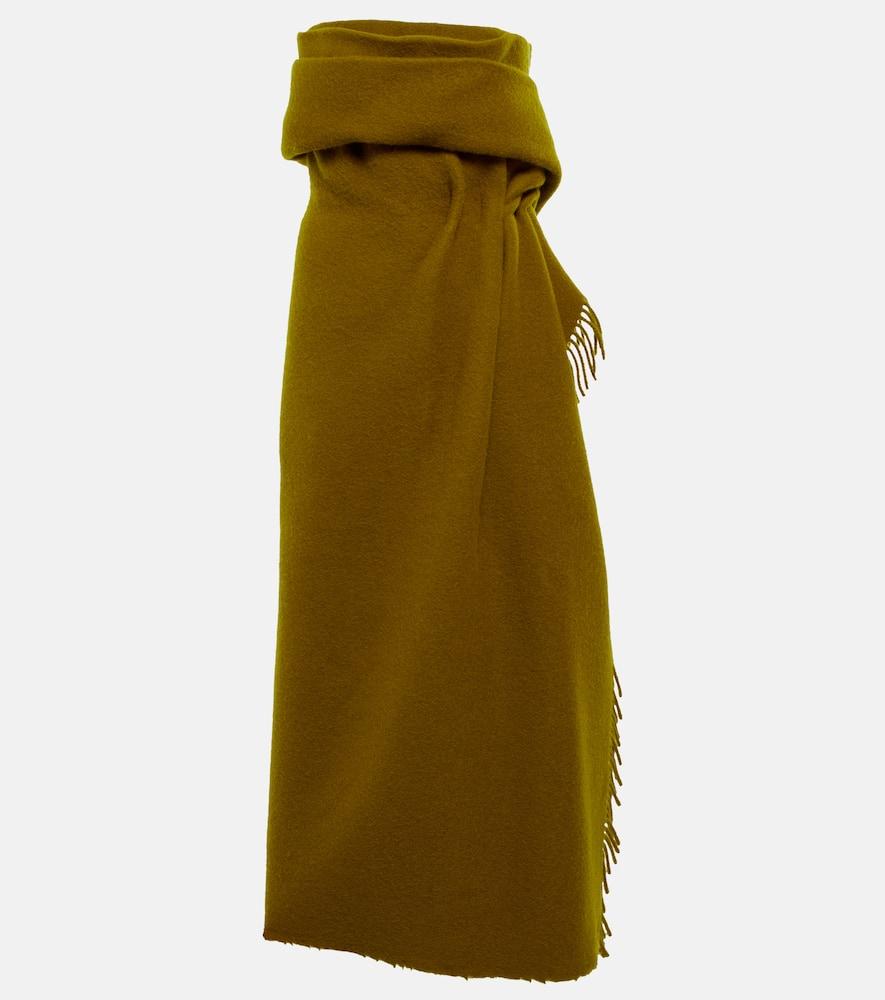 the row nimah wool and mohair maxi dress