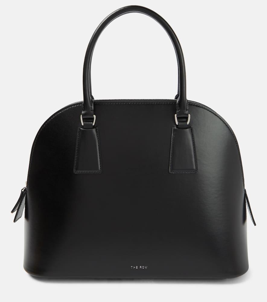 the row nina small leather tote bag