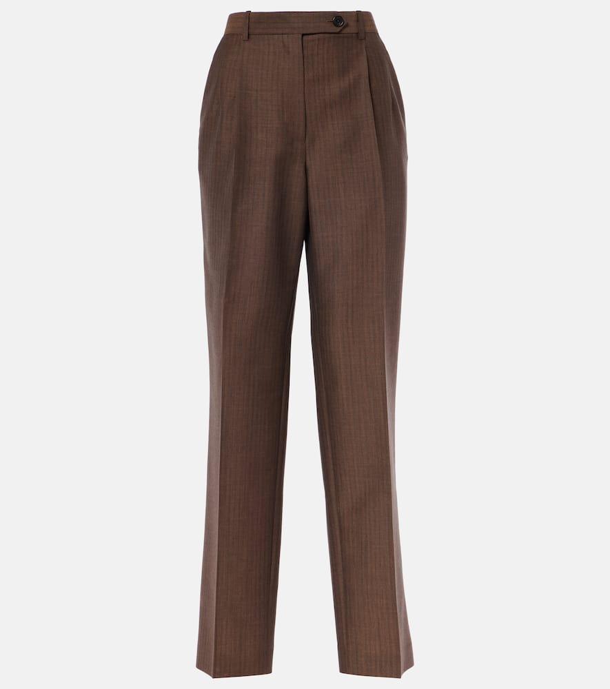 the row norbert mohair and wool straight pants