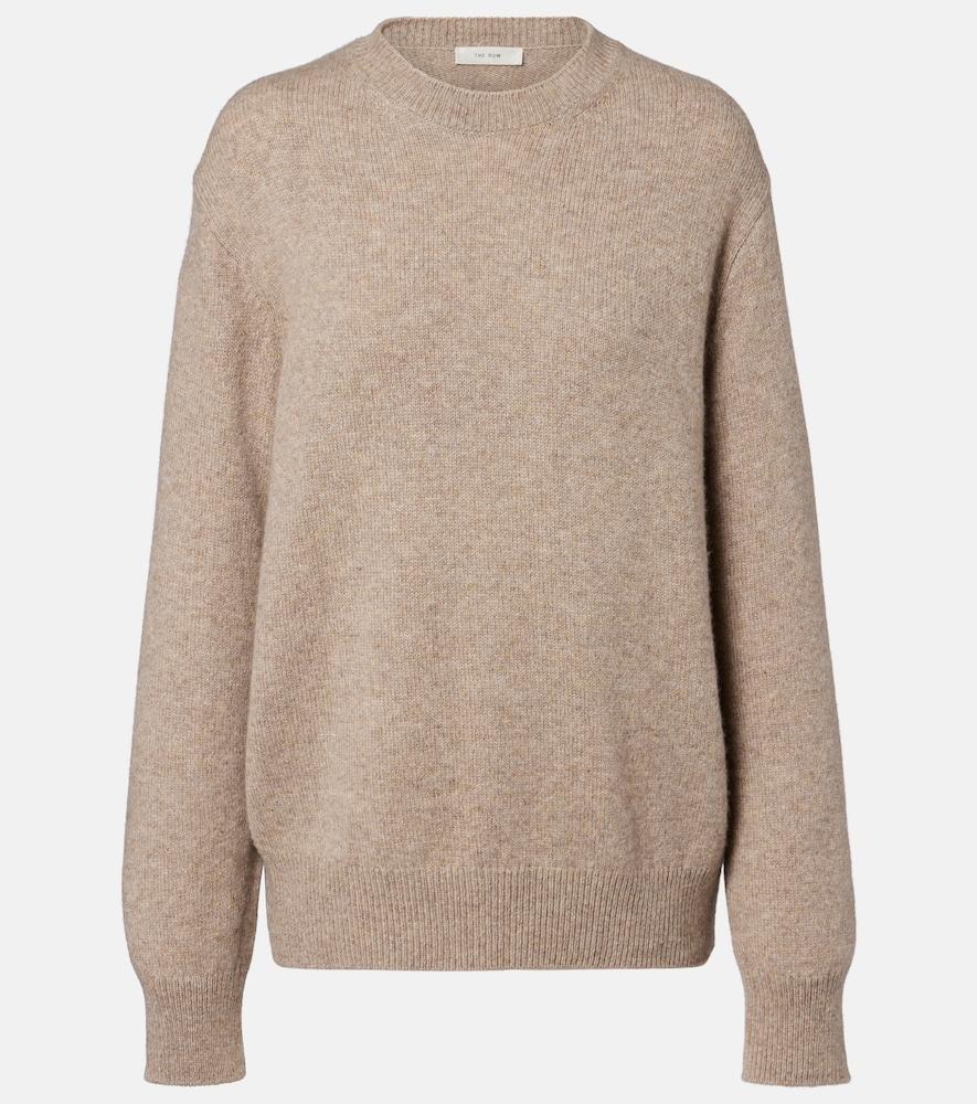 the row noval knitted cashmere sweater