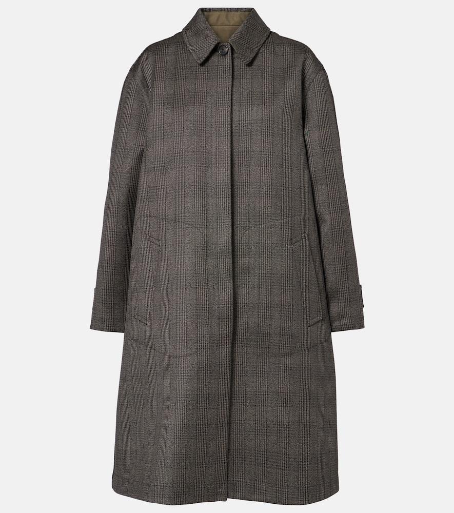 the row palomar reversible wool and silk coat