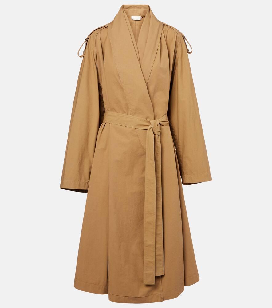 the row pami cotton trench coat
