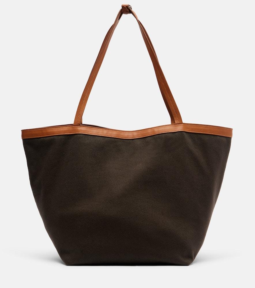 the row park three stitch reversible canvas tote bag