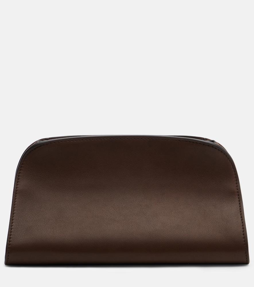the row peggy leather shoulder bag