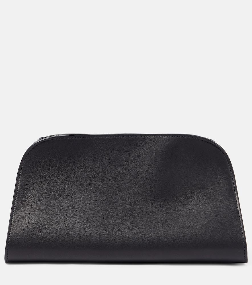 the row peggy small leather shoulder bag