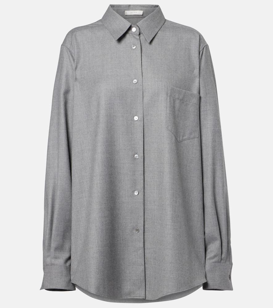the row pino virgin wool shirt