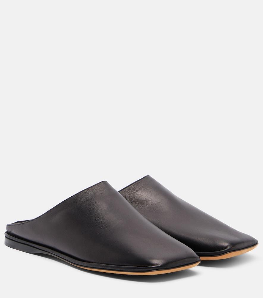 the row piper leather mules