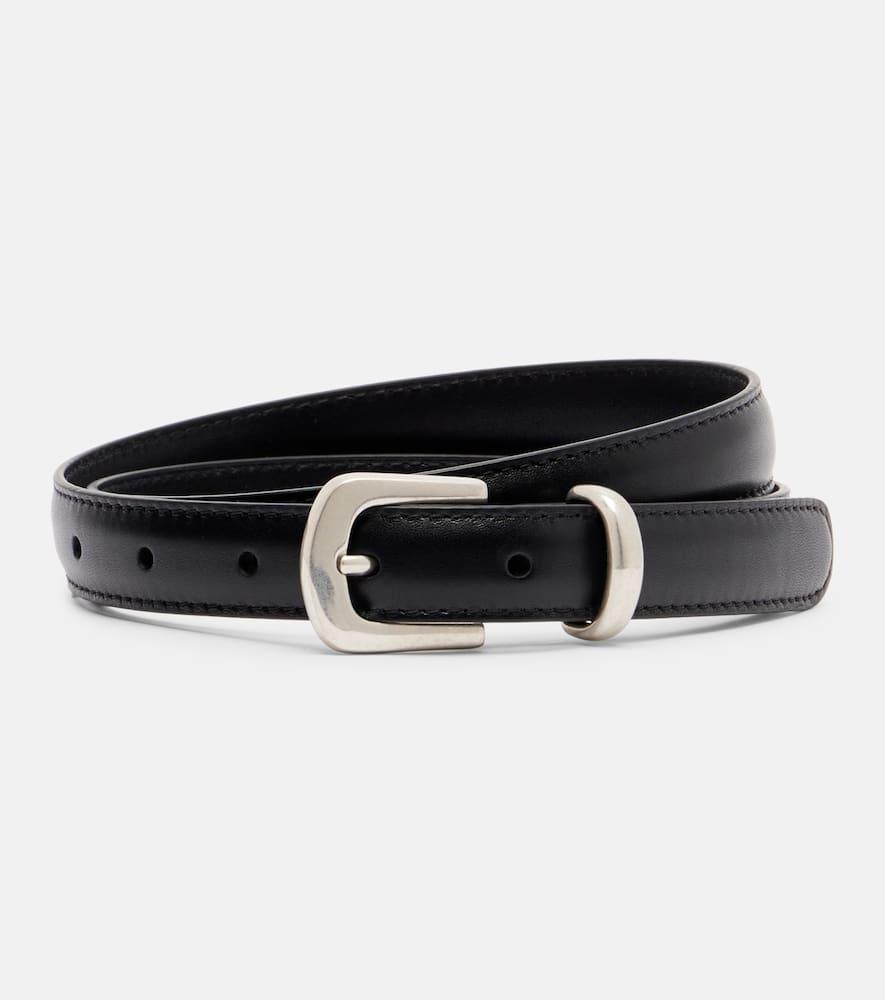 the row ring leather belt