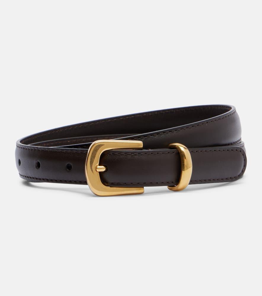 the row ring leather belt