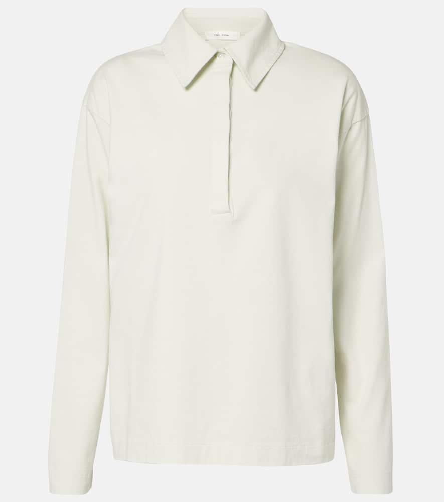 the row roddie cotton jersey polo shirt