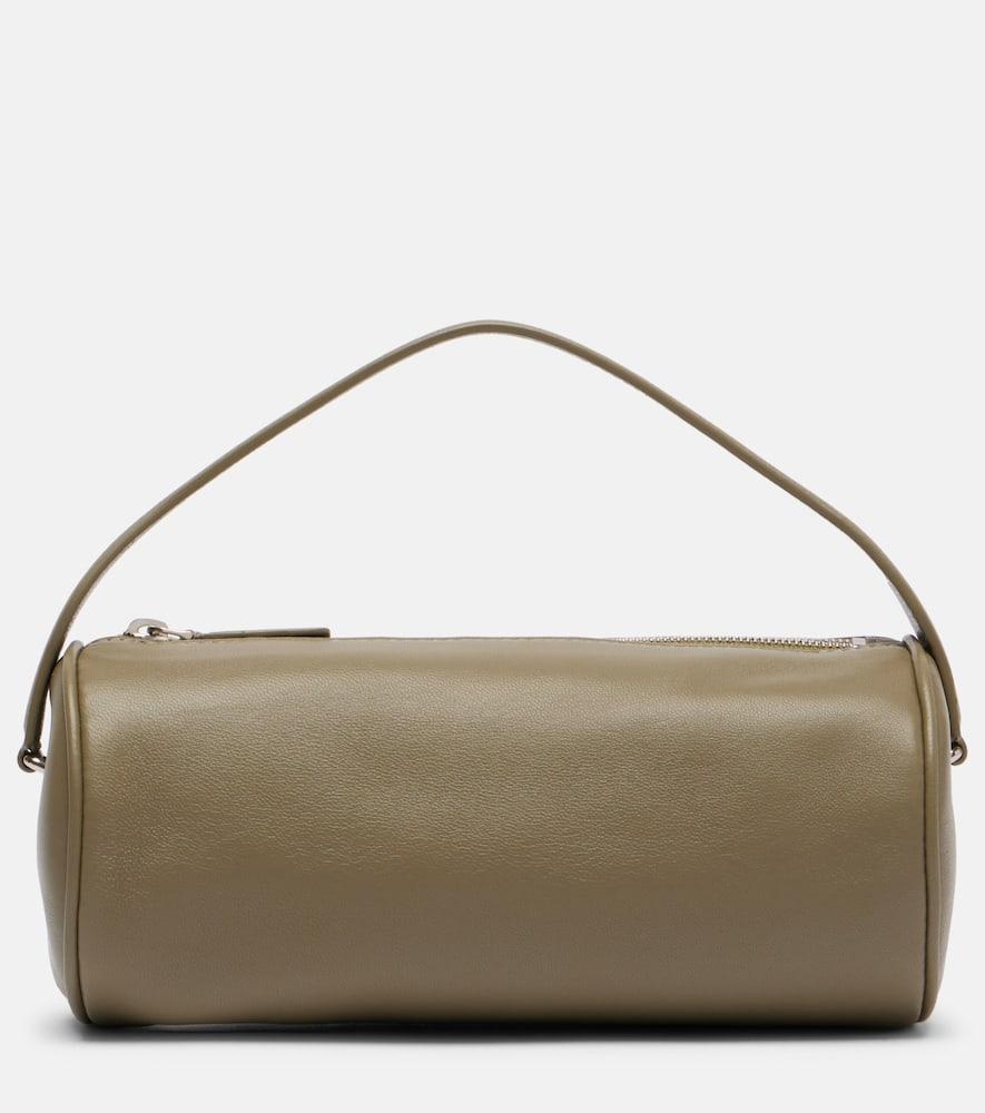 the row round 90's leather tote bag