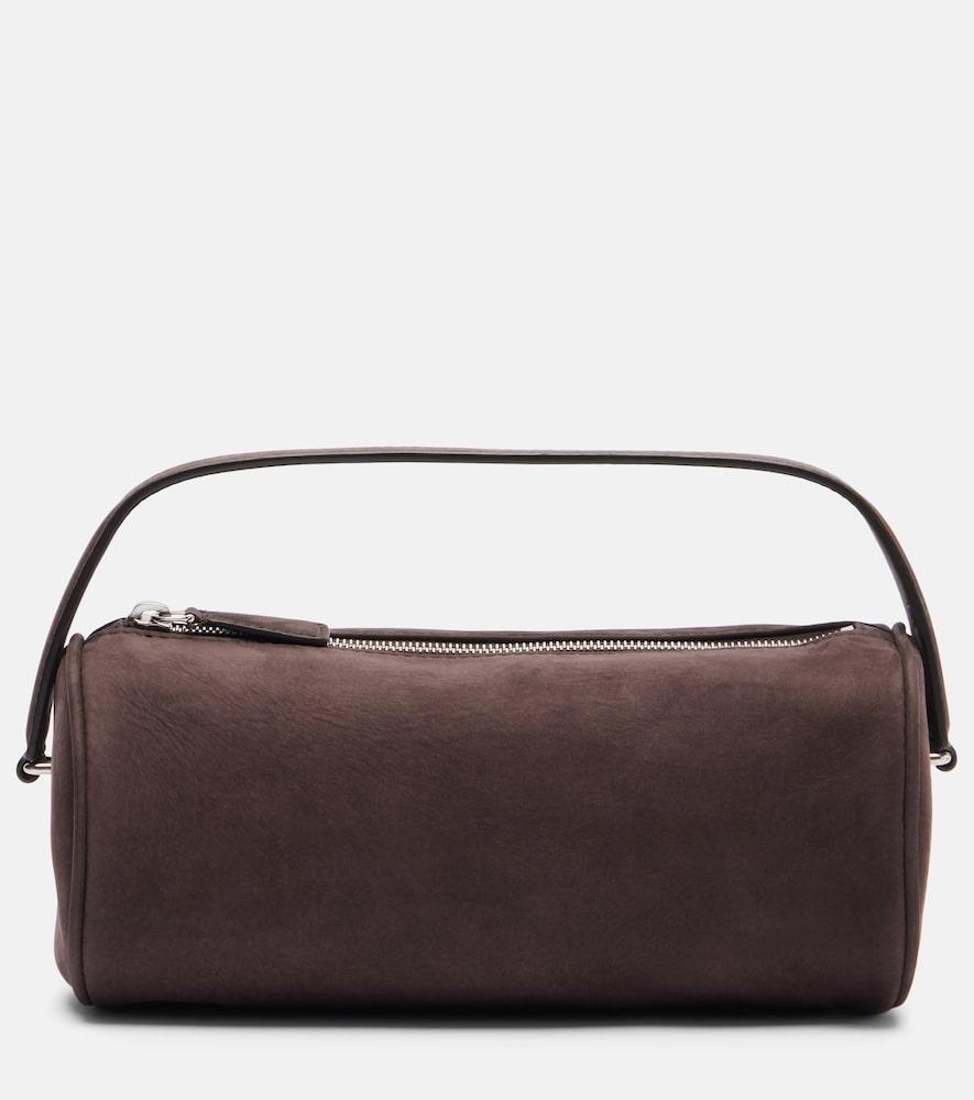 the row round 90s suede tote bag
