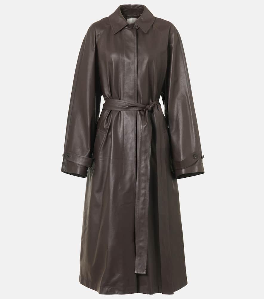 the row ryota leather coat