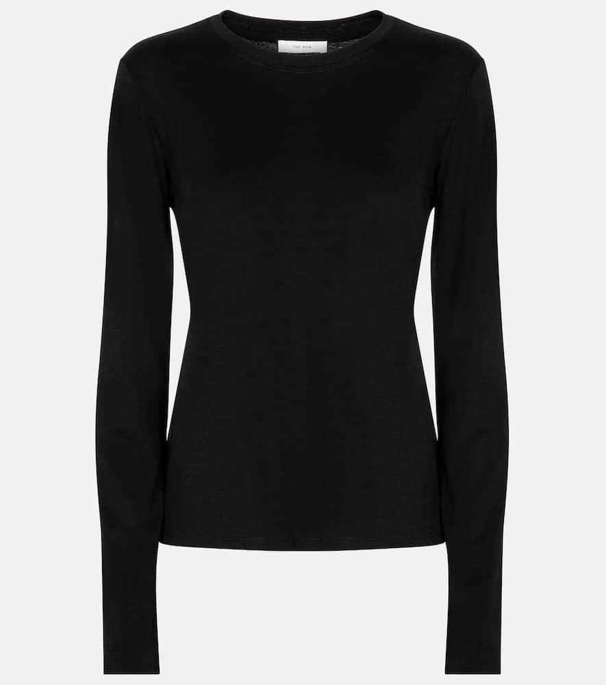 the row shermann cotton jersey top