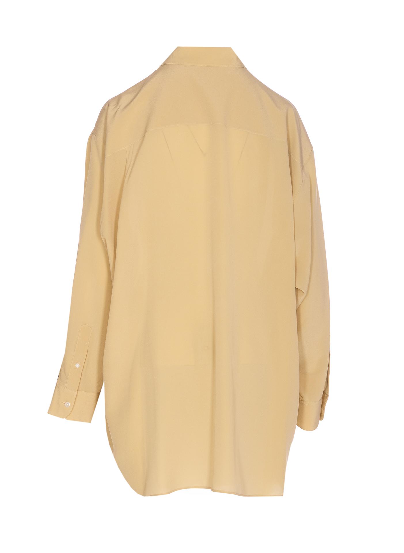 the row shirts beige silk - women
