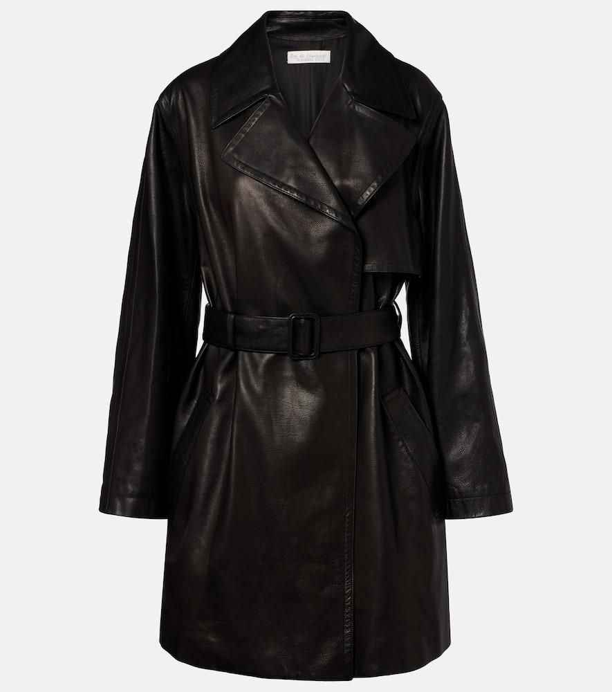 the row siempra leather coat