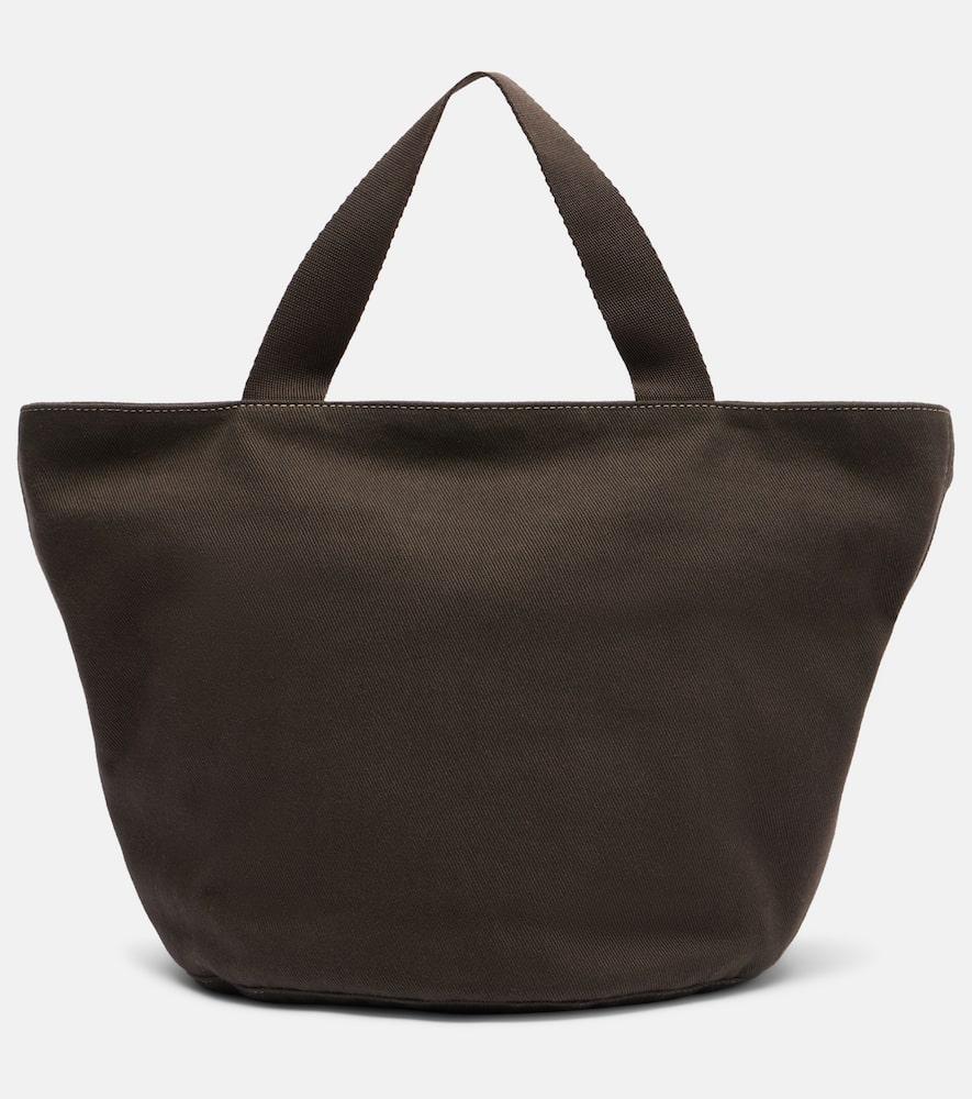 the row sisal medium canvas tote bag
