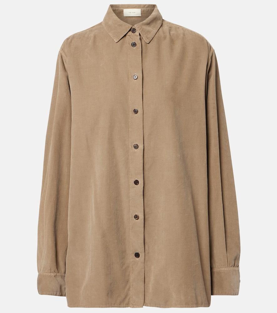 the row sisilia cotton corduroy shirt