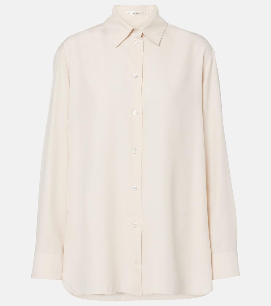 the row sisilia silk shirt