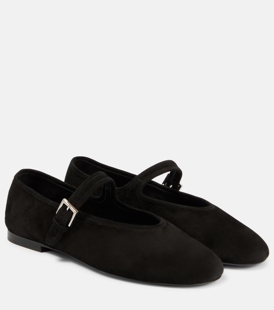 the row suede ballet flats