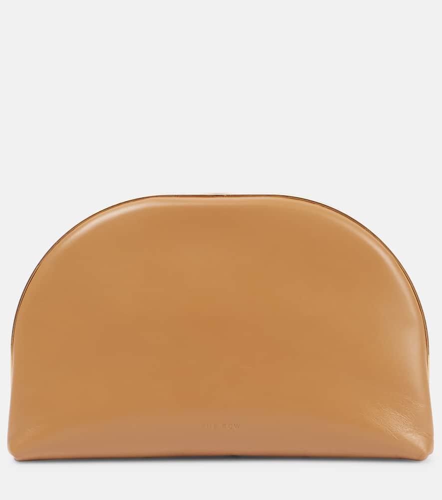 the row sylvia leather clutch
