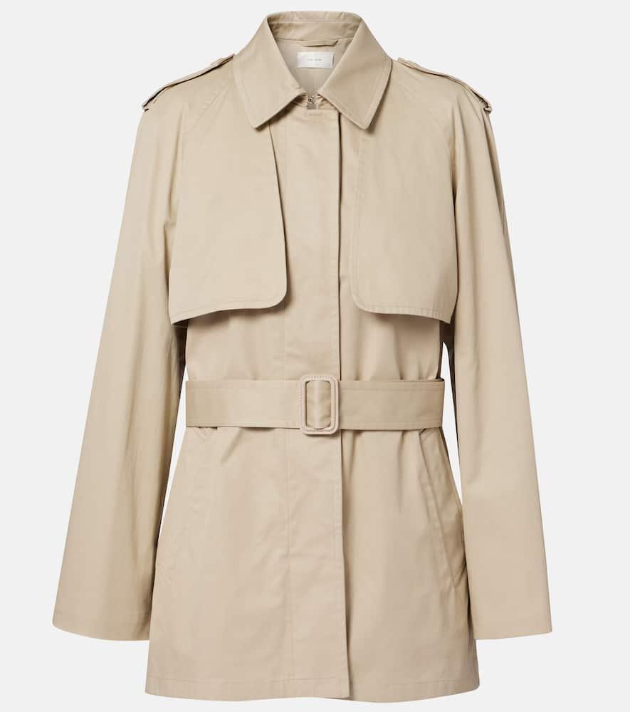 the row tavoris belted cotton gabardine jacket