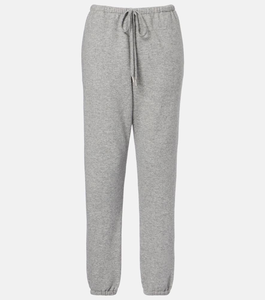 the row teo cashmere and cotton sweatpants