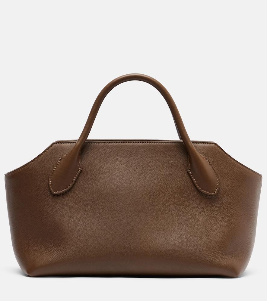 the row terrasse leather top