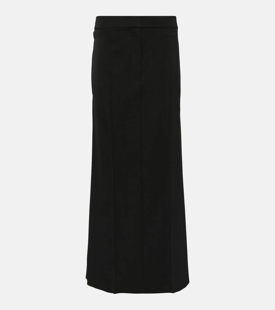 the row trevy wool maxi skirt