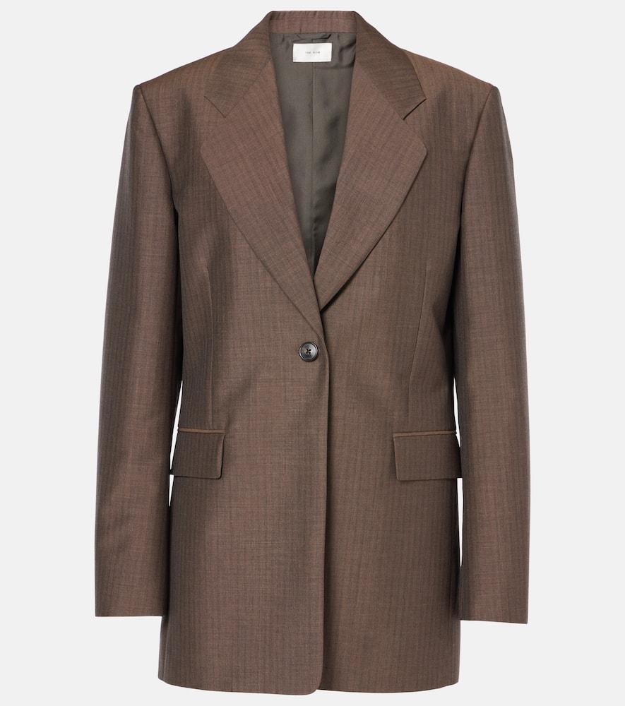 the row vermont mohair and wool blazer