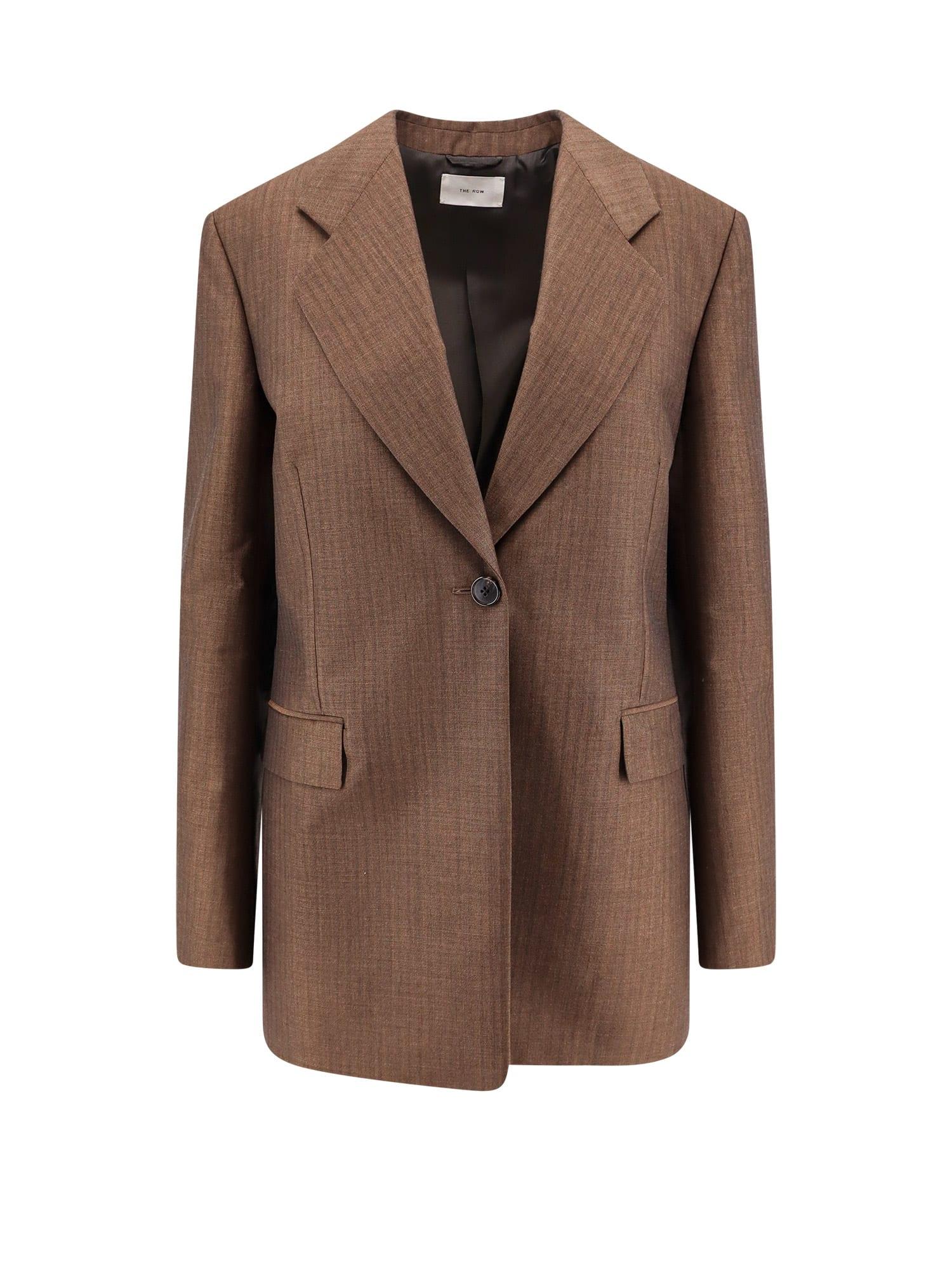 the row vermont mohair and wool blazer