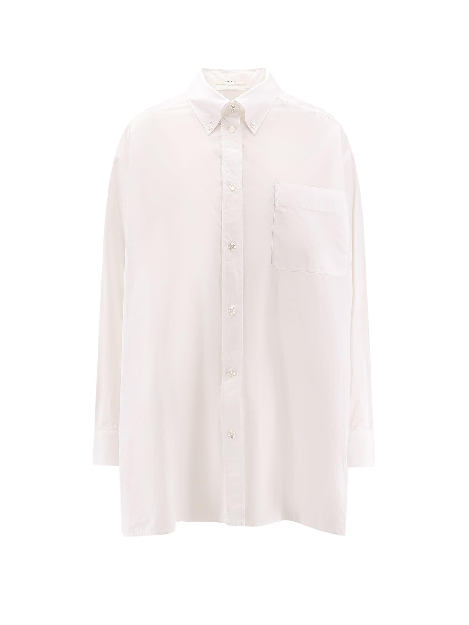 the row victoria cotton shirt
