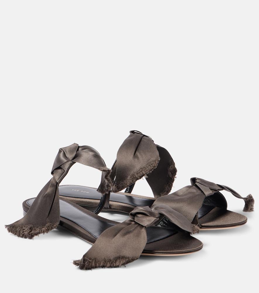 the row vika satin sandals
