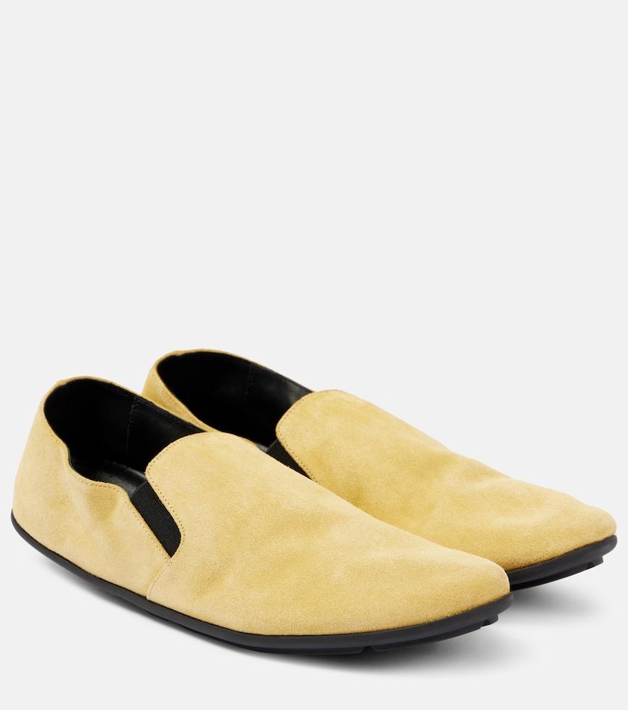 the row vincit suede loafers