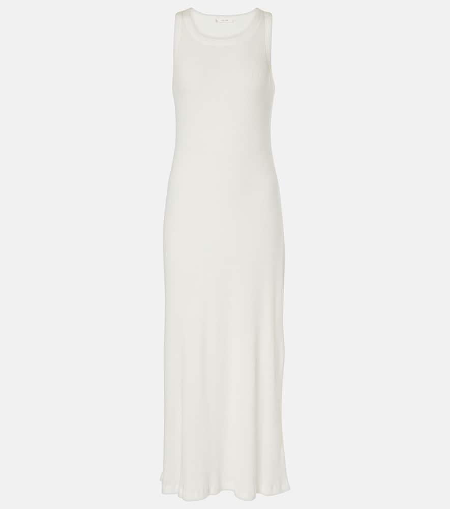 the row yule cotton midi dress
