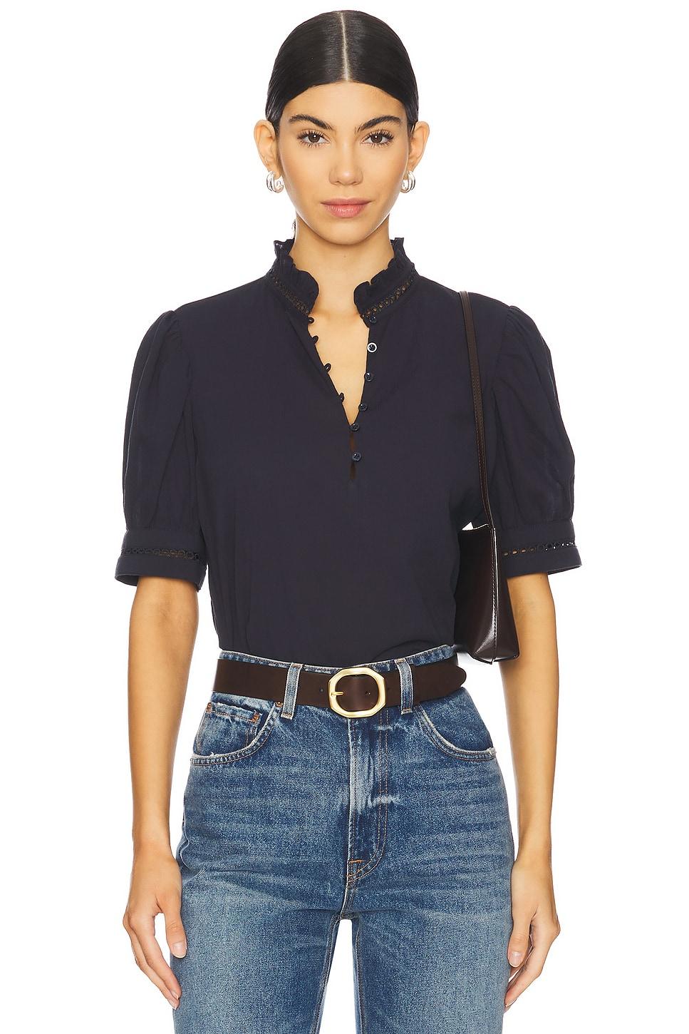 the ruffle collar top