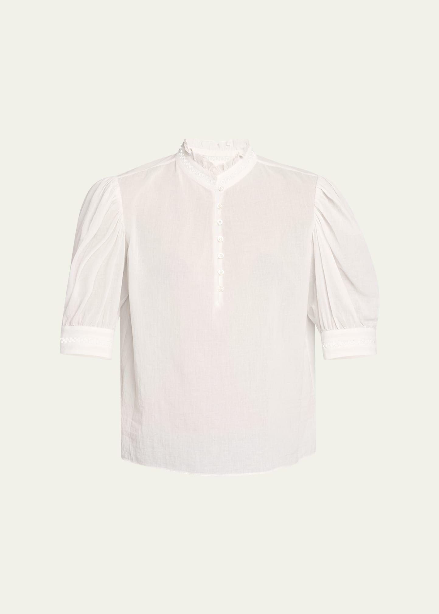 the ruffle collar top