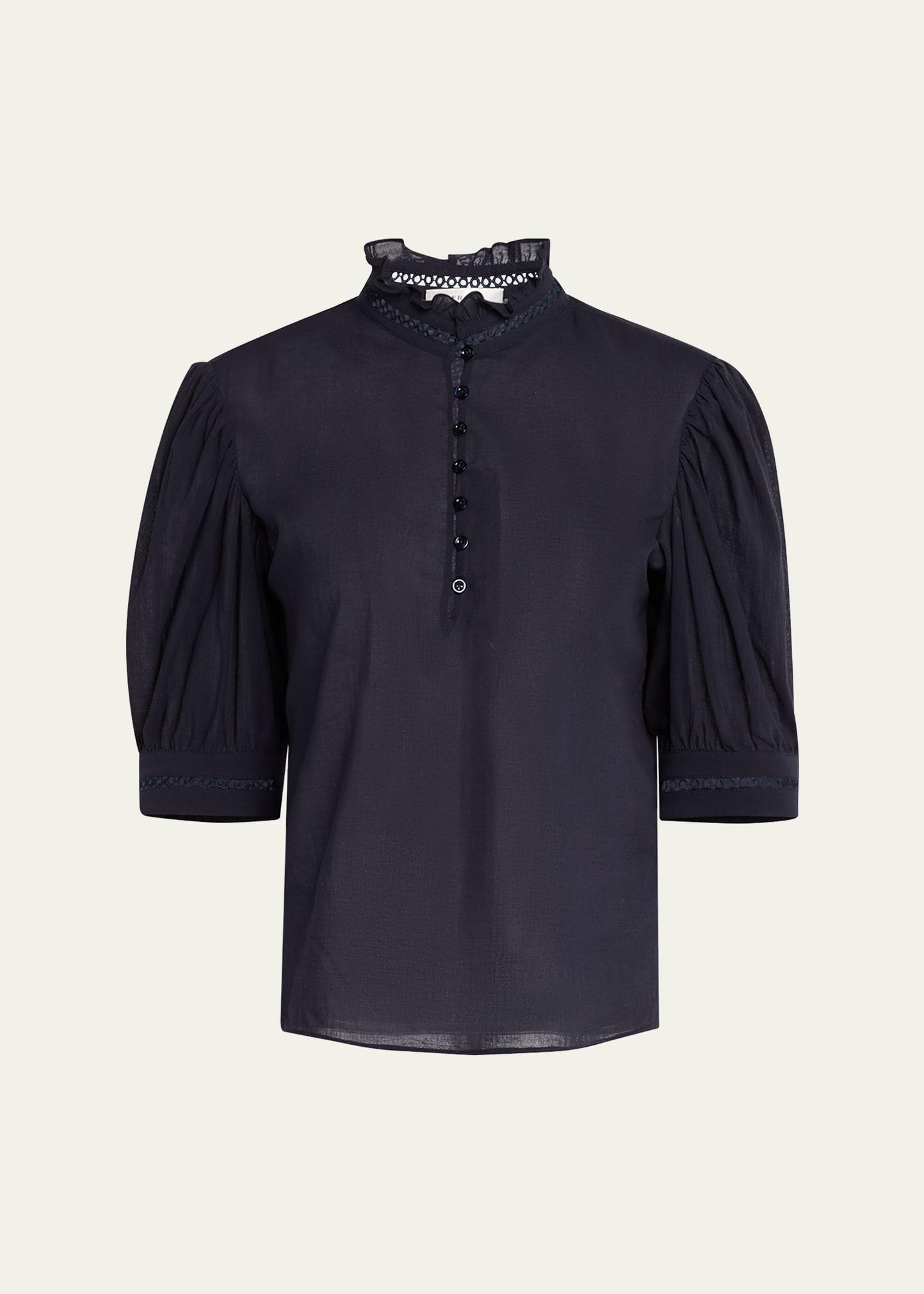 the ruffle collar top