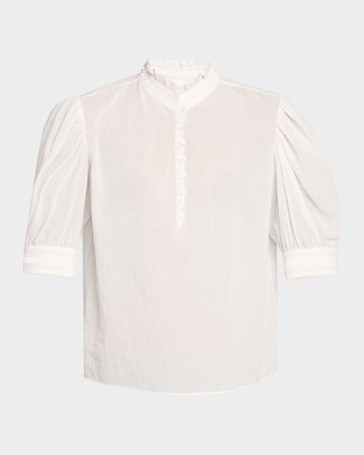 the ruffle collar top