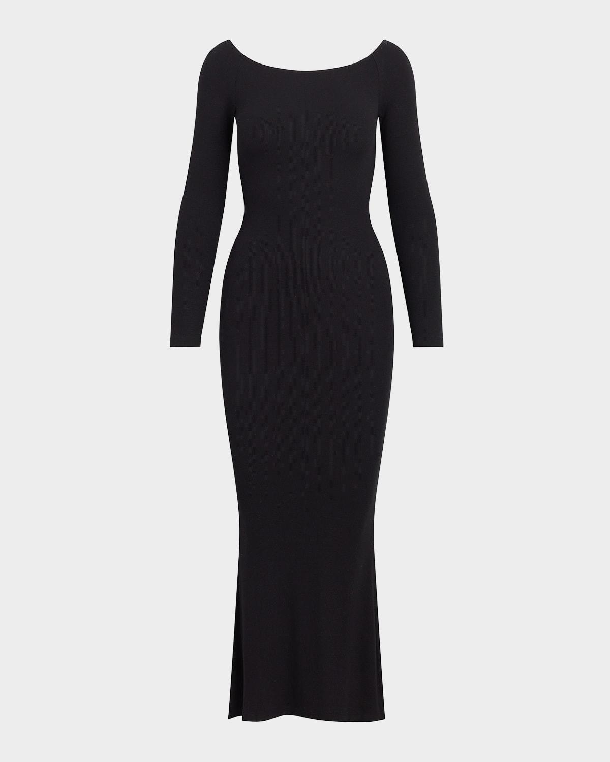 the sara off-shoulder midi dress