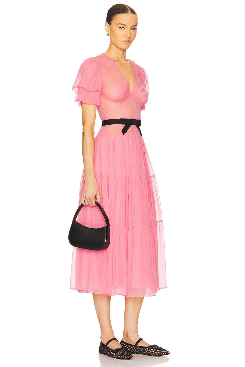 the sasha dress in silk chiffon