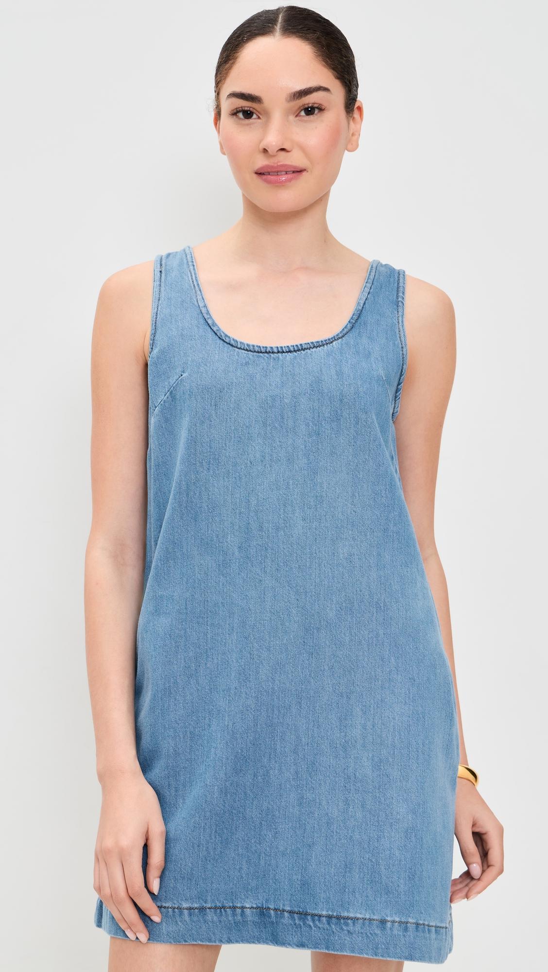 the scoop neck mini dress