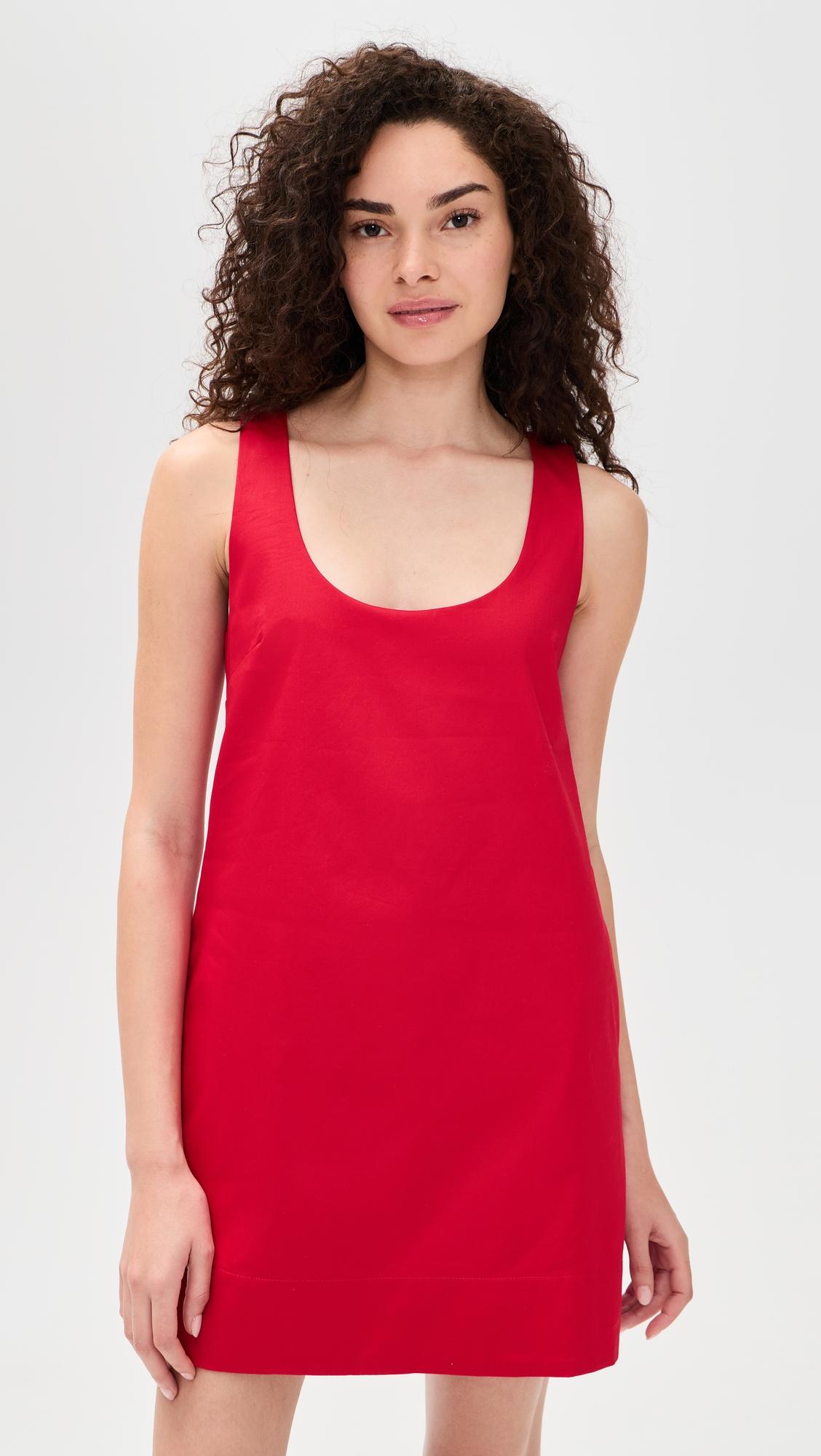 the scoop neck mini dress