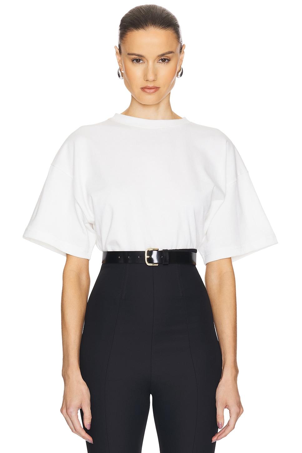 the sculpted tee in thick jersey