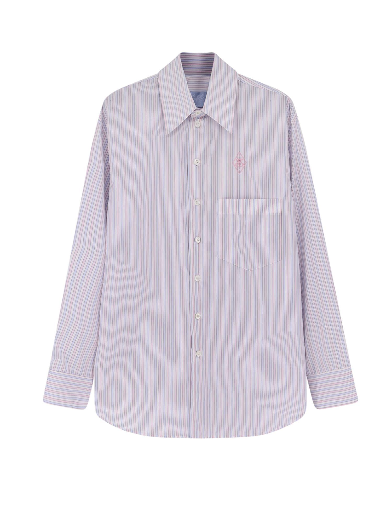 the seafarer kim striped cotton shirt