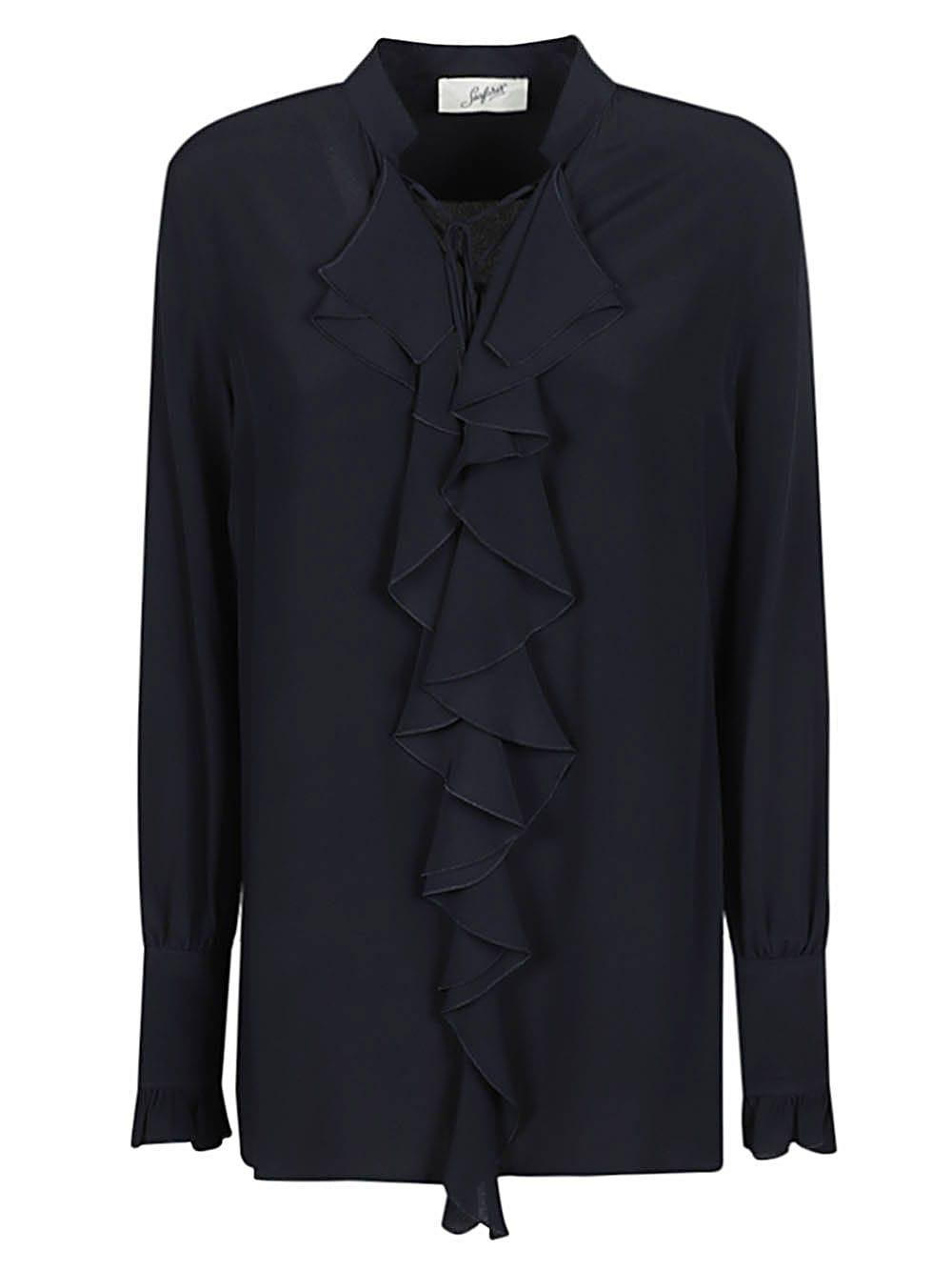 the seafarer milly ruched shirt