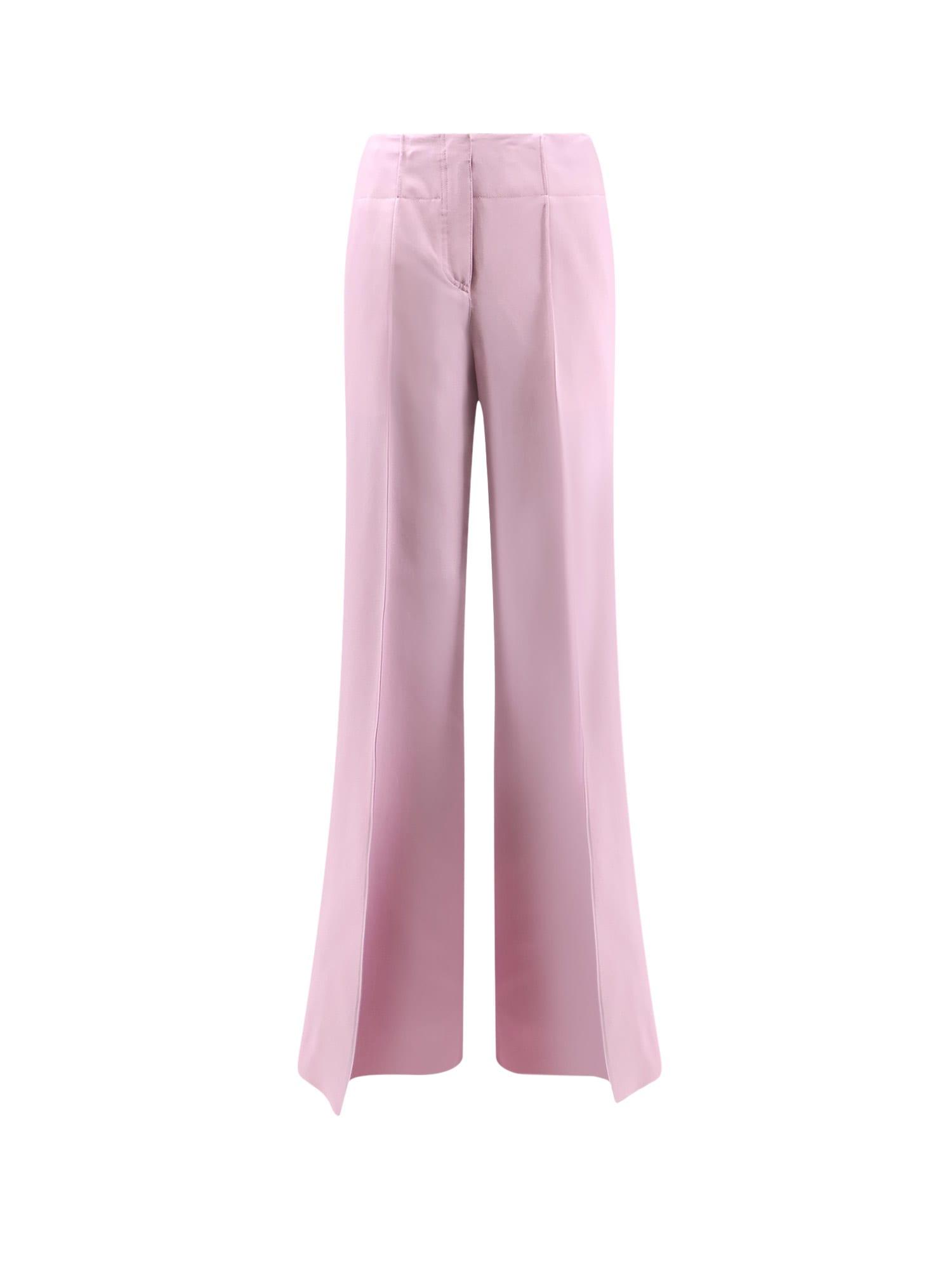 the seafarer nancy virgin wool and silk trousers